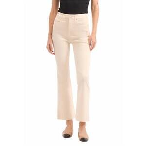NEW VERONICA BEARD carson high rise ankle flare jeans in ecru